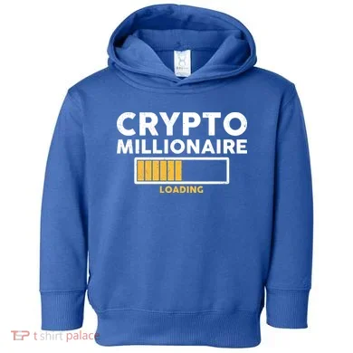 Crypto Millionaire Loading Toddler Hoodie