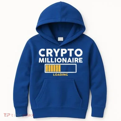 Crypto Millionaire Loading Kids Hoodie