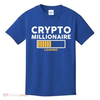 Crypto Millionaire Loading Kids T-Shirt