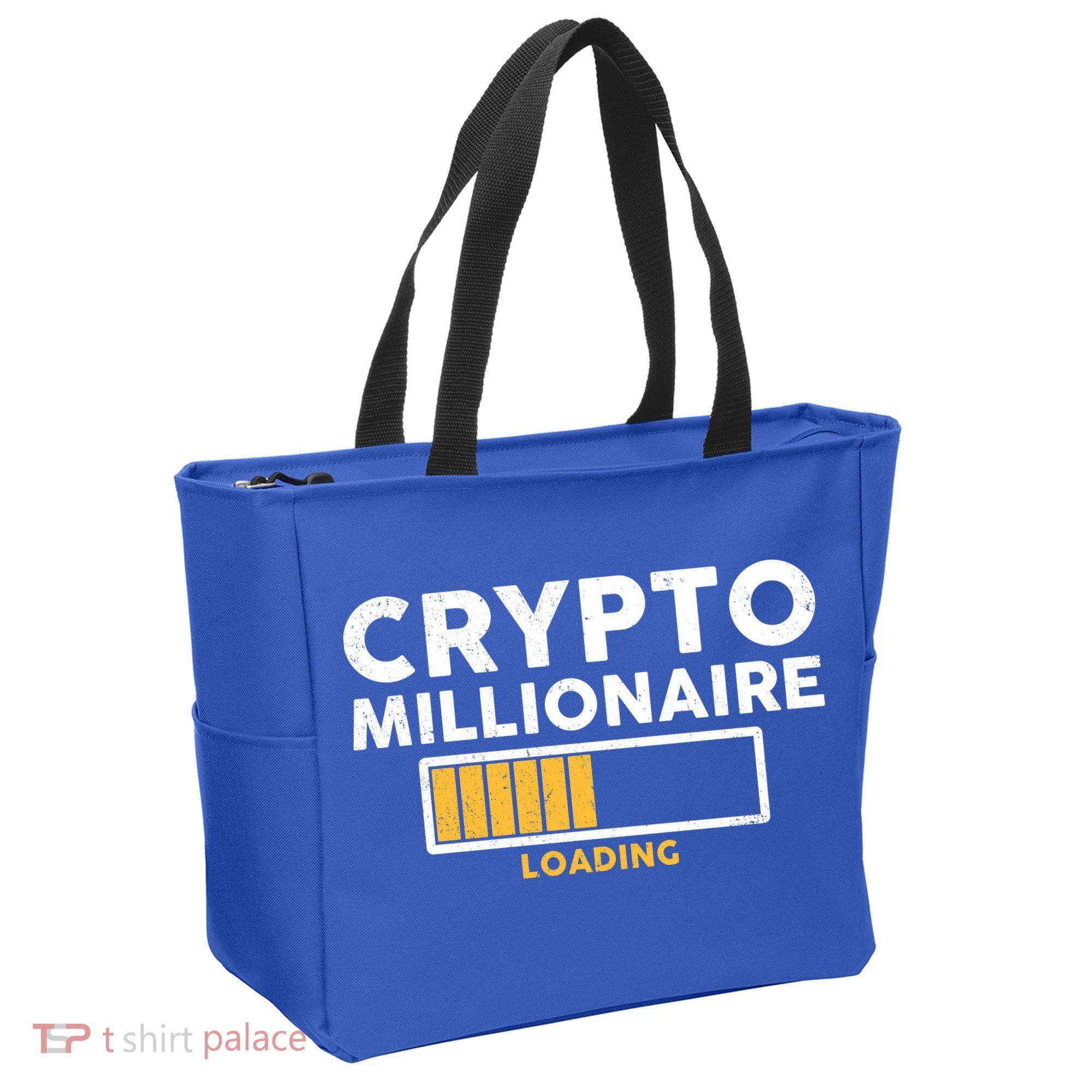 Crypto Millionaire Loading Tote Bag