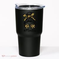 Classy Mimi Life With Sunflower Messy Bun Mother's Day Tumbler thumb 0