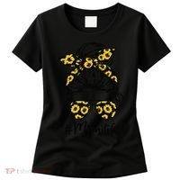 Classy Mimi Life With Sunflower Messy Bun Mother's Day Women's T-Shirt thumb 0