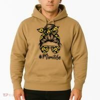 Classy Mimi Life With Sunflower Messy Bun Mother's Day Hoodie thumb 2