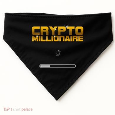 Crypto Millionaire Loading USA-Made Doggie Bandana