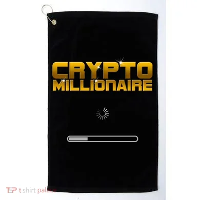 Crypto Millionaire Loading Golf Towel