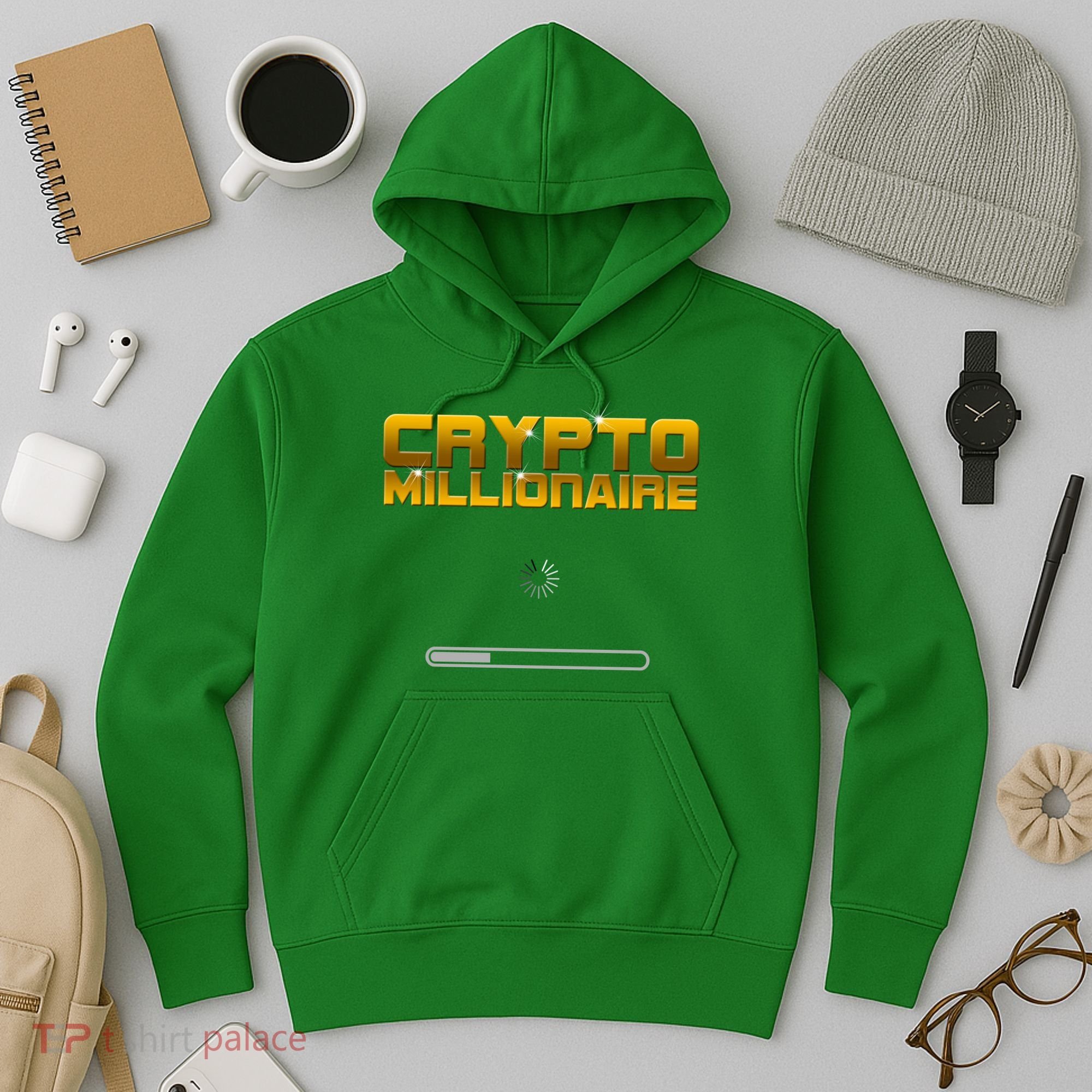 Crypto Millionaire Loading Hoodie