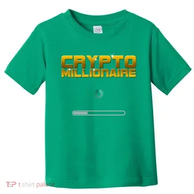 Crypto Millionaire Loading Toddler T-Shirt