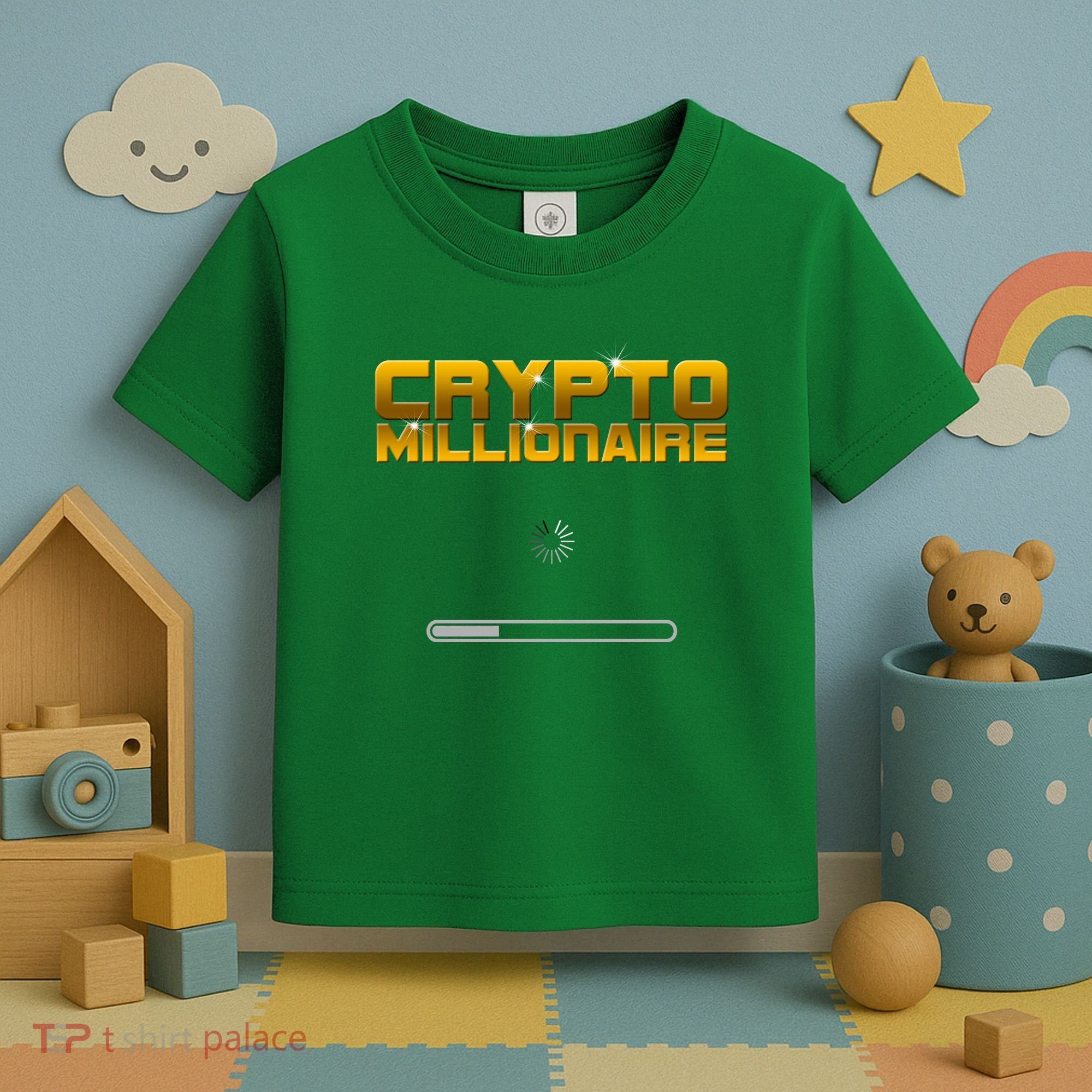 Crypto Millionaire Loading Toddler T-Shirt