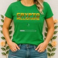 Crypto Millionaire Loading Women's T-Shirt thumb 2