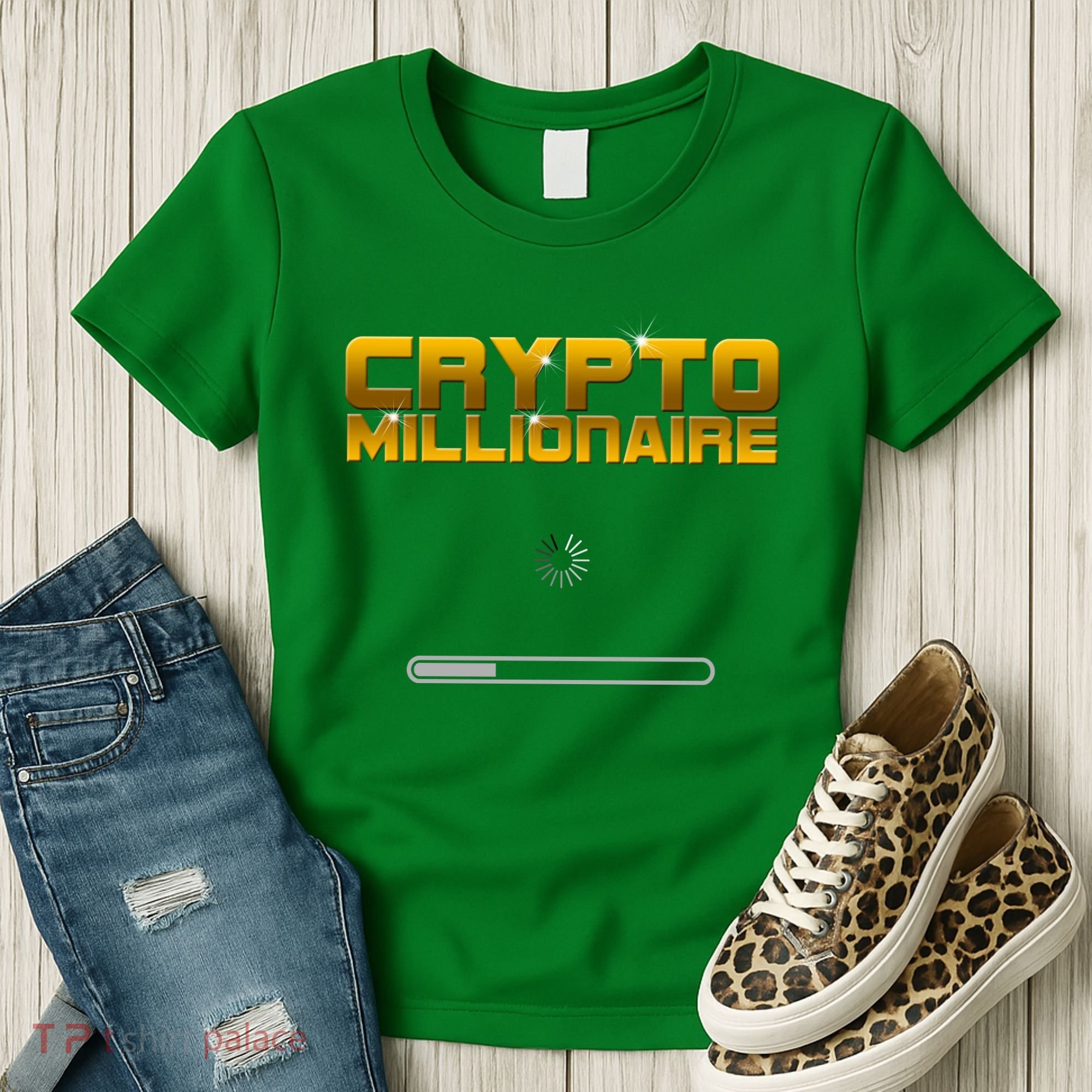 Crypto Millionaire Loading Women's T-Shirt