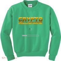 Crypto Millionaire Loading Kids Sweatshirt thumb 0