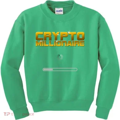Crypto Millionaire Loading Kids Sweatshirt