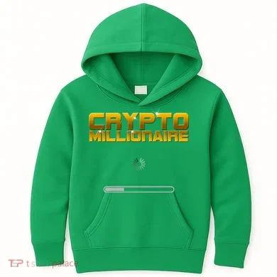 Crypto Millionaire Loading Kids Hoodie