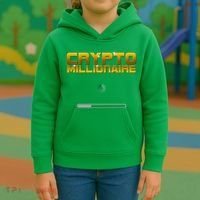 Crypto Millionaire Loading Kids Hoodie thumb 3
