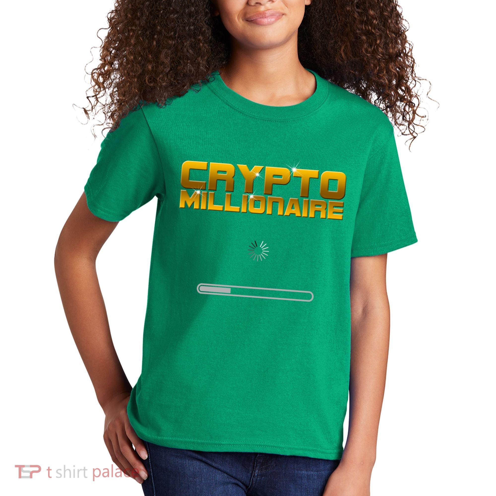Crypto Millionaire Loading Kids T-Shirt