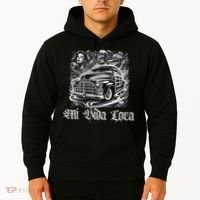 Chicano Mexican Lowriders Classic Mi Vida Loca Woodie Woody Hoodie thumb 2