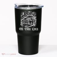 Chicano Mexican Lowriders Classic Mi Vida Loca Woodie Woody Tumbler thumb 0