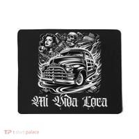 Chicano Mexican Lowriders Classic Mi Vida Loca Woodie Woody Mousepad thumb 0