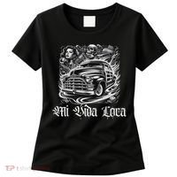 Chicano Mexican Lowriders Classic Mi Vida Loca Woodie Woody Women's T-Shirt thumb 0