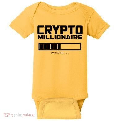 Cyrpto Millionaire Loading Baby Bodysuit