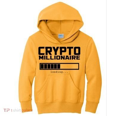 Cyrpto Millionaire Loading Kids Hoodie