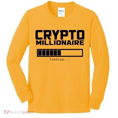 Cyrpto Millionaire Loading Kids Long Sleeve Shirt