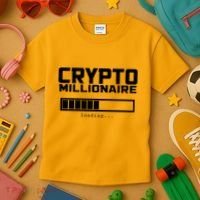 Cyrpto Millionaire Loading Kids T-Shirt thumb 3