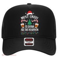 Christmas Most Likely To Drink All The Bourbon Hat thumb 0