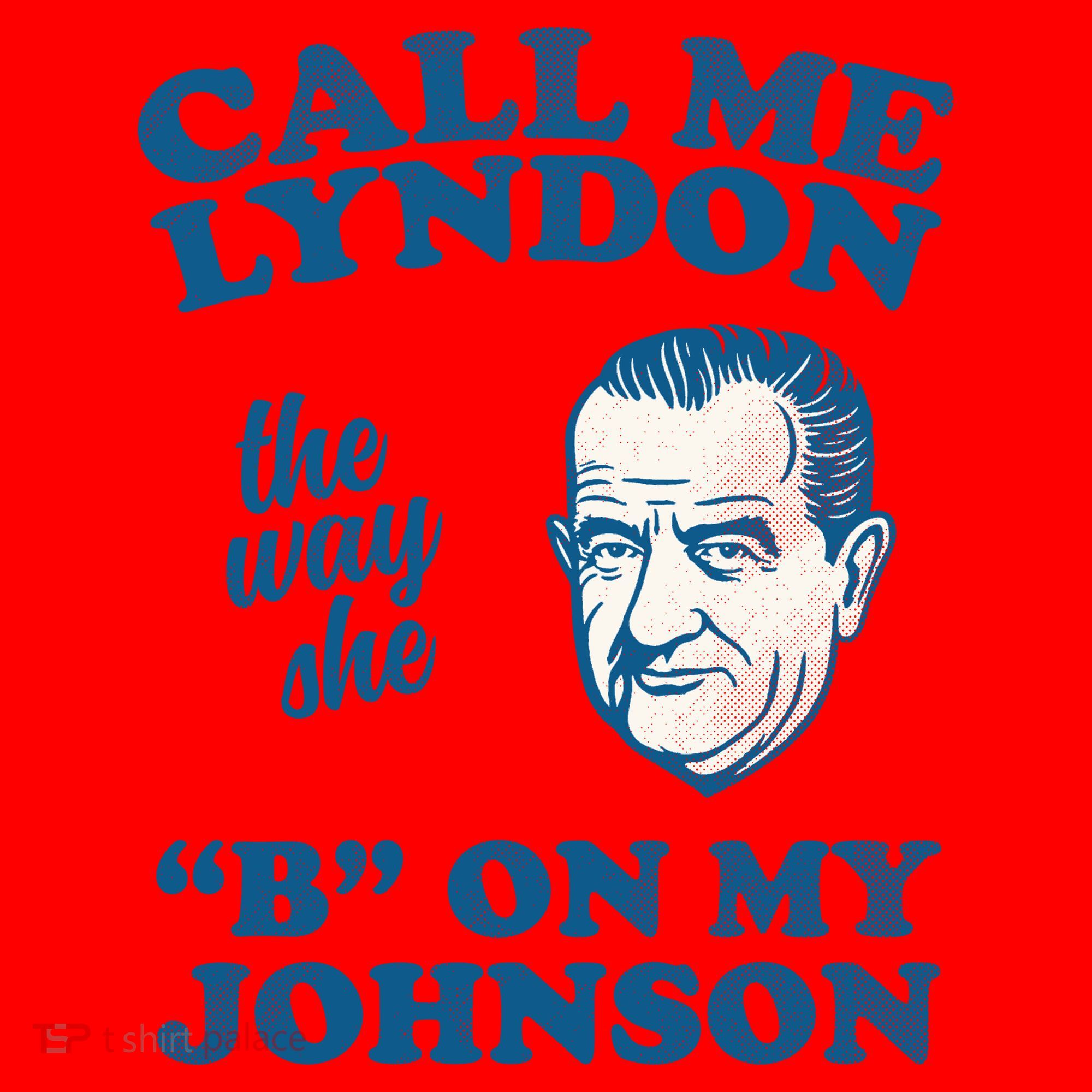 Call Me Lyndon The Way She B On My Johnson Santa Hat