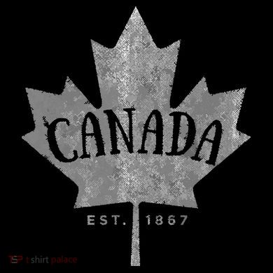 Canada Maple Leaf Canada Est 1867 Vintage Script Tall Sweatshirt