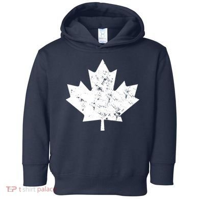 Canada Maple Leaf Flag Vintage Red White Canada Day Tank Top Toddler Hoodie