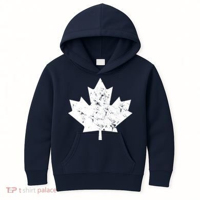 Canada Maple Leaf Flag Vintage Red White Canada Day Tank Top Kids Hoodie