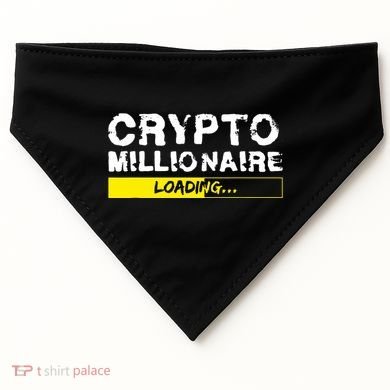 Crypto Millionaire Loading USA-Made Doggie Bandana