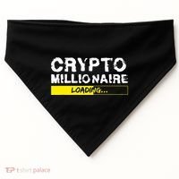 Crypto Millionaire Loading USA-Made Doggie Bandana thumb 0