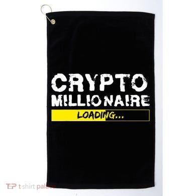 Crypto Millionaire Loading Golf Towel