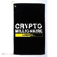 Crypto Millionaire Loading Golf Towel thumb 0