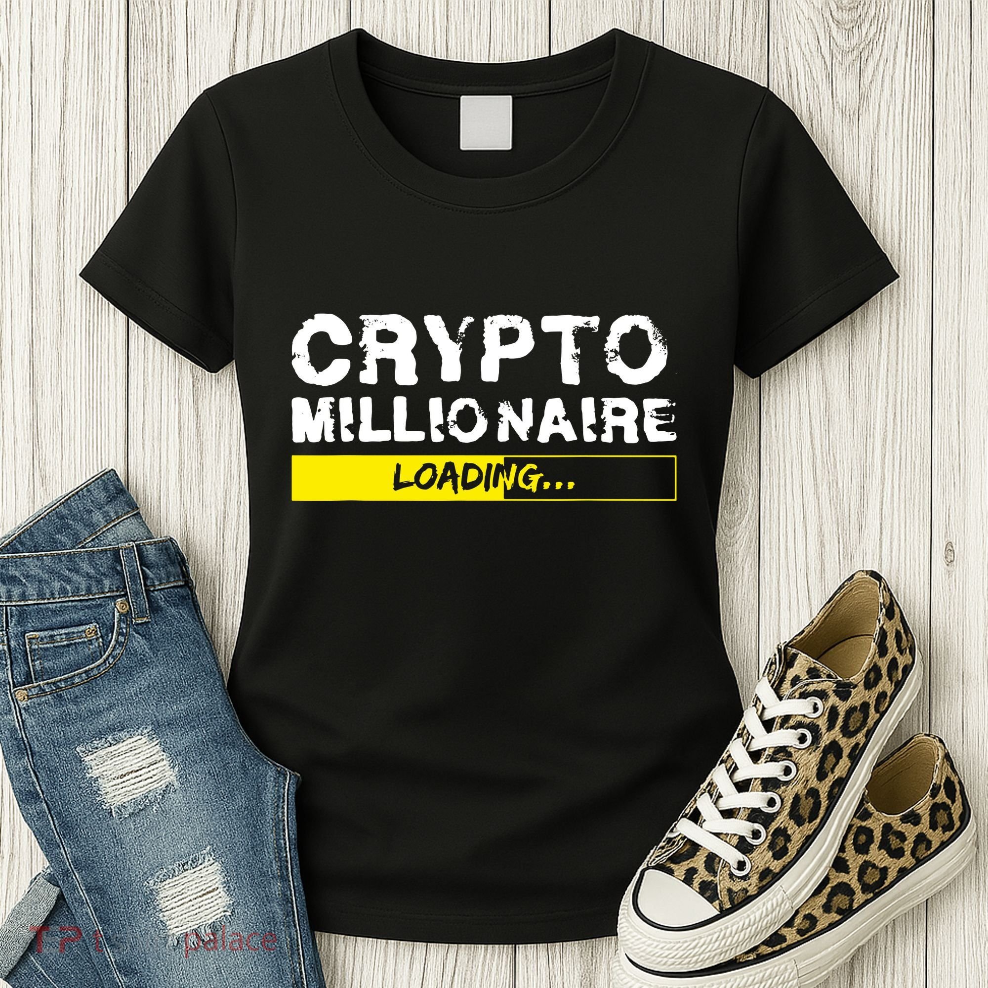 Crypto Millionaire Loading Women's T-Shirt