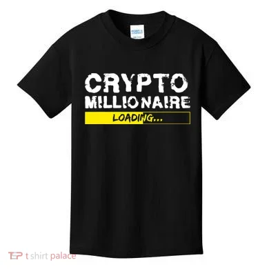 Crypto Millionaire Loading Kids T-Shirt
