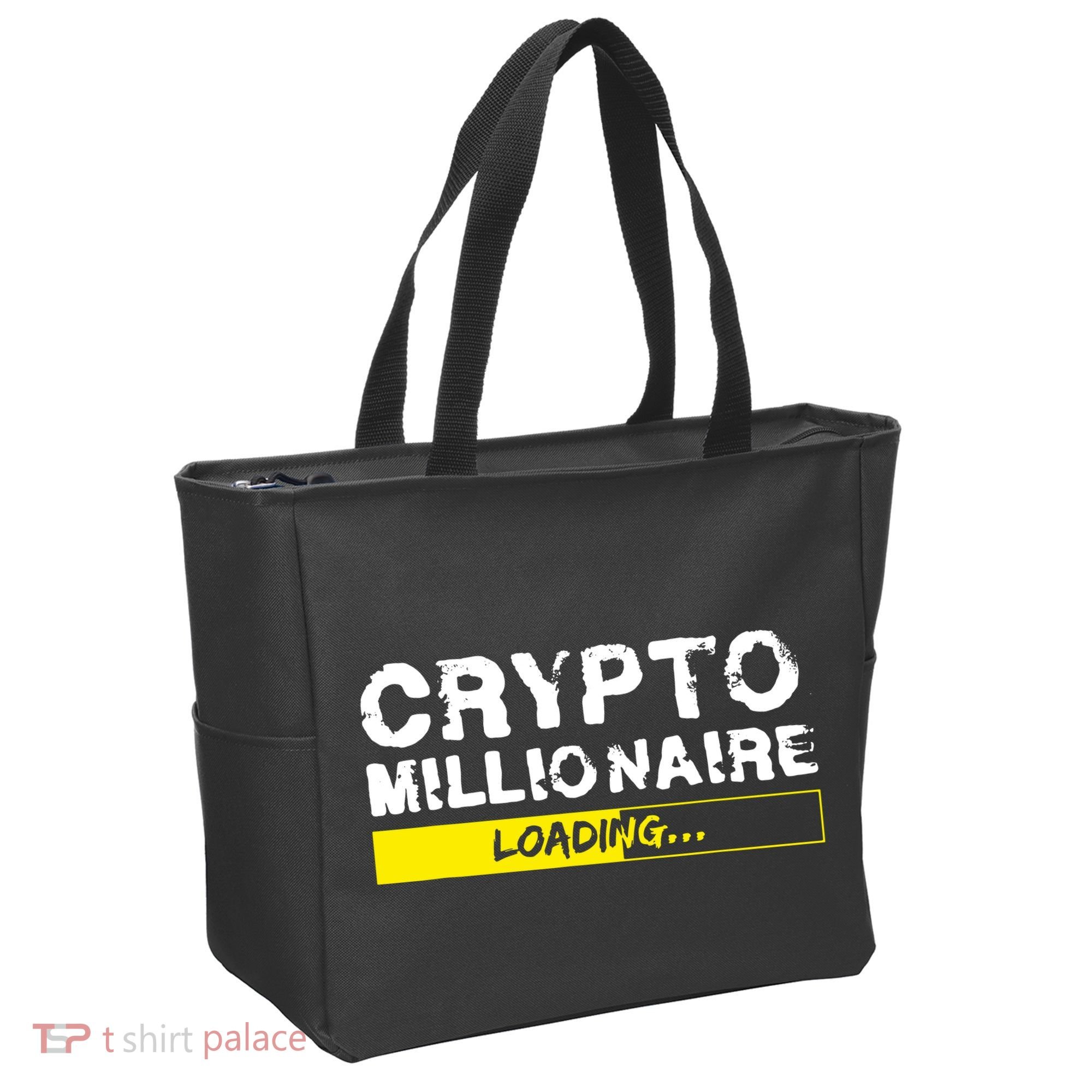 Crypto Millionaire Loading Tote Bag