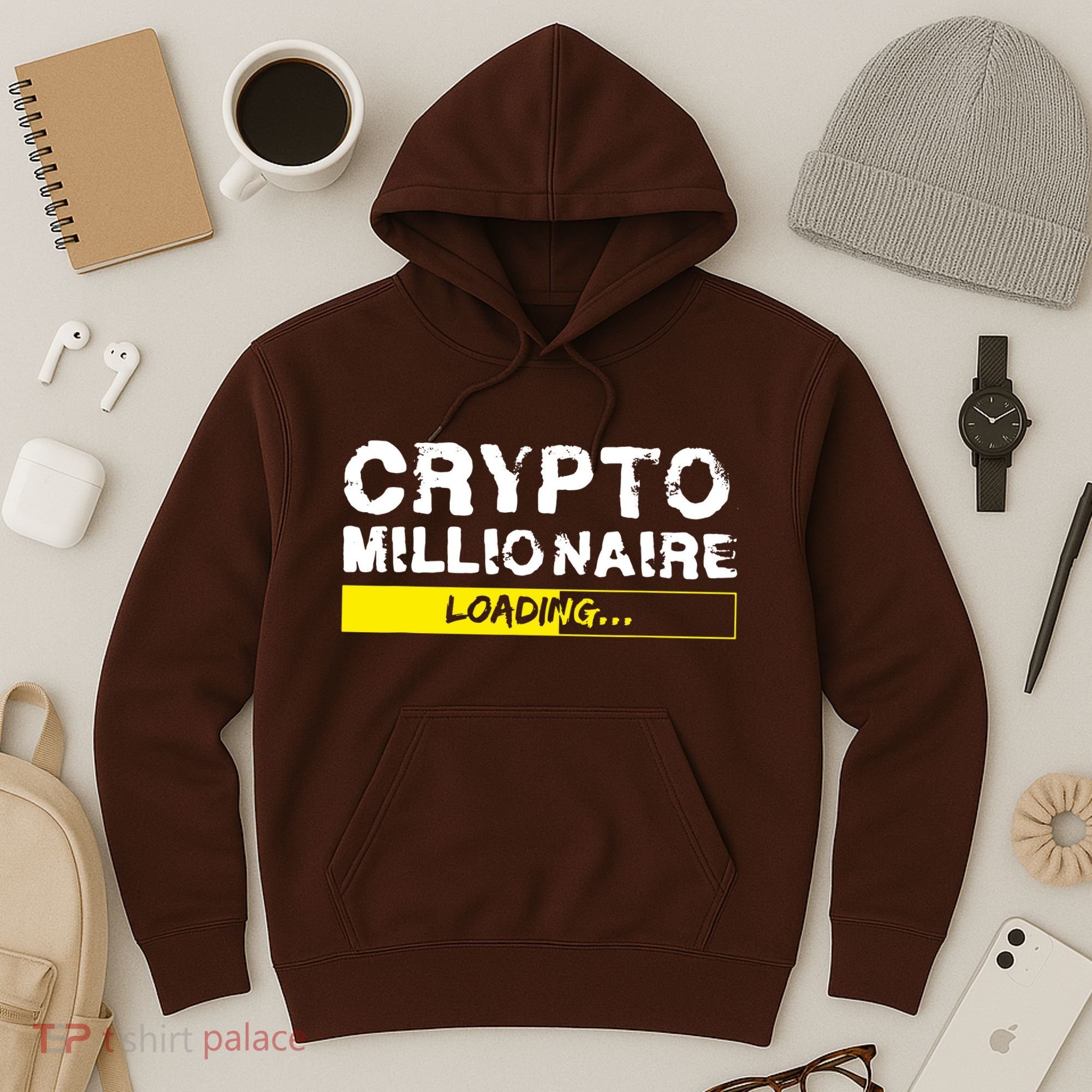 Crypto Millionaire Loading Hoodie