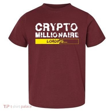 Crypto Millionaire Loading Toddler T-Shirt