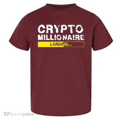 Crypto Millionaire Loading Toddler T-Shirt
