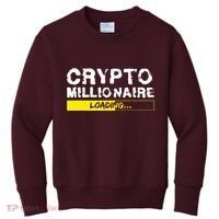 Crypto Millionaire Loading Kids Sweatshirt thumb 0