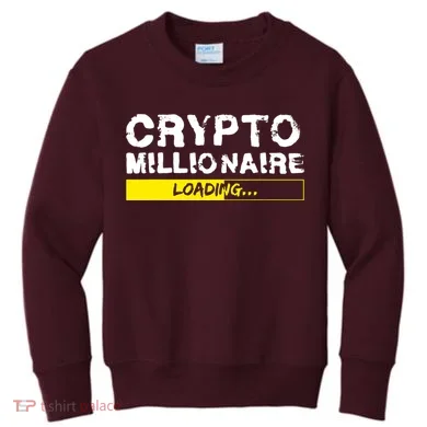 Crypto Millionaire Loading Kids Sweatshirt