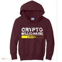 Crypto Millionaire Loading Kids Hoodie thumb 0