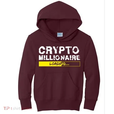 Crypto Millionaire Loading Kids Hoodie