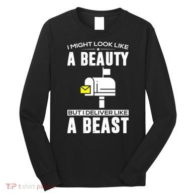 Cute Mail Lady Mail Carrier Postal Worker Long Sleeve Shirt