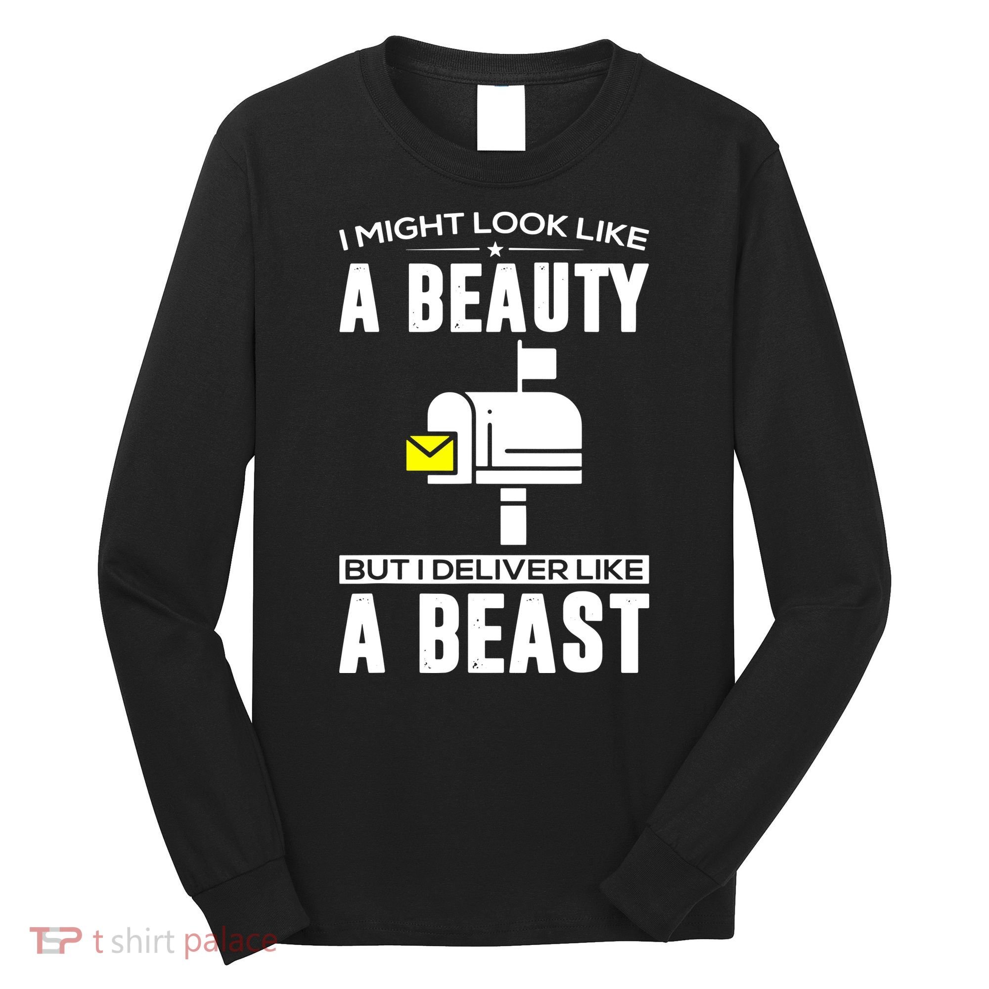 Cute Mail Lady Mail Carrier Postal Worker Long Sleeve Shirt