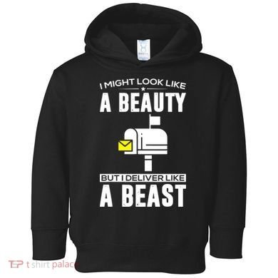 Cute Mail Lady Mail Carrier Postal Worker Toddler Hoodie
