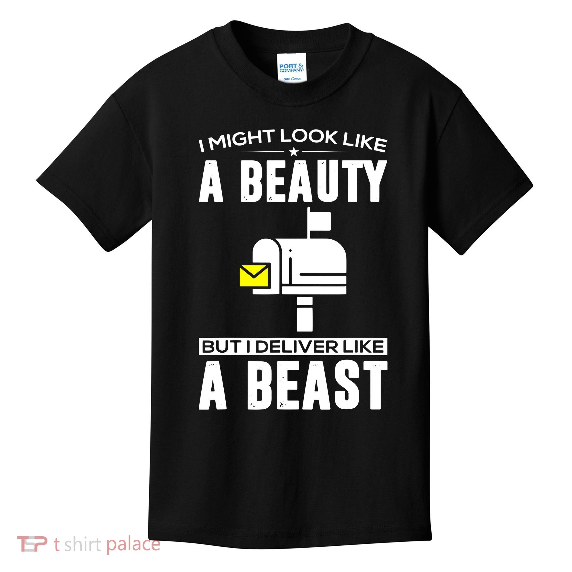 Cute Mail Lady Mail Carrier Postal Worker Kids T-Shirt